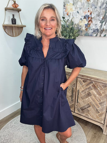 Neat in Navy
