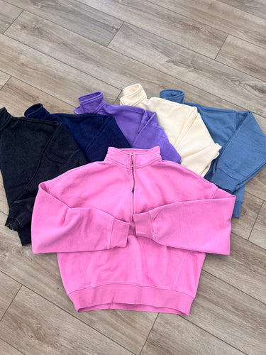 Washed Away Quarter Zip