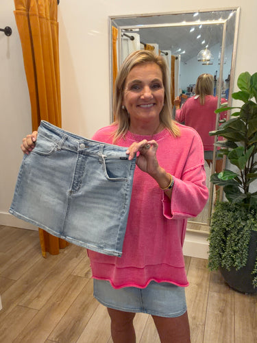 Broadway Denim Skirt